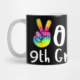 Peace Out 9th Grade Tie Dye Graduation Class Of 2023 Virtual Mug